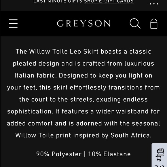 Greyson Women’s Willow Skirt Size XS in White - Picture 5 of 5